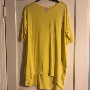 EUC Yellow Lularoe Top